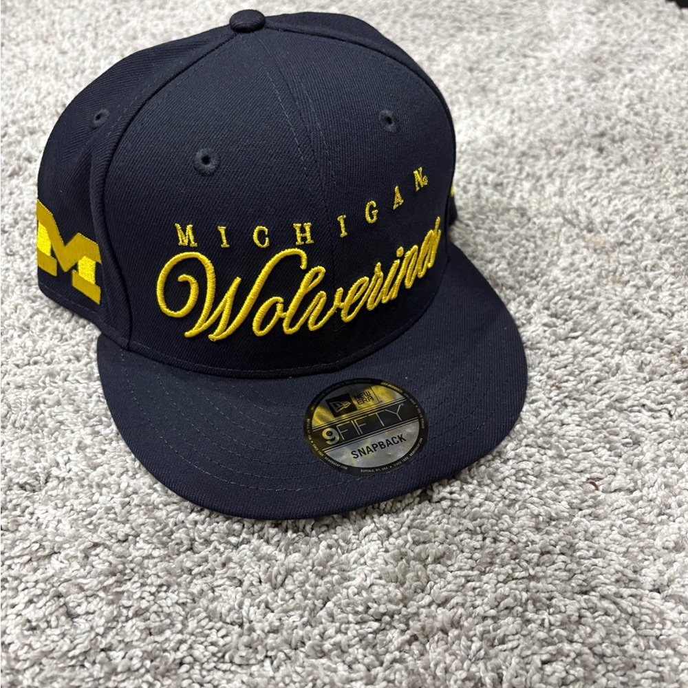 Brand New Michigan Wolverines New Era 9Fifty SnapBack Adjustable Hat